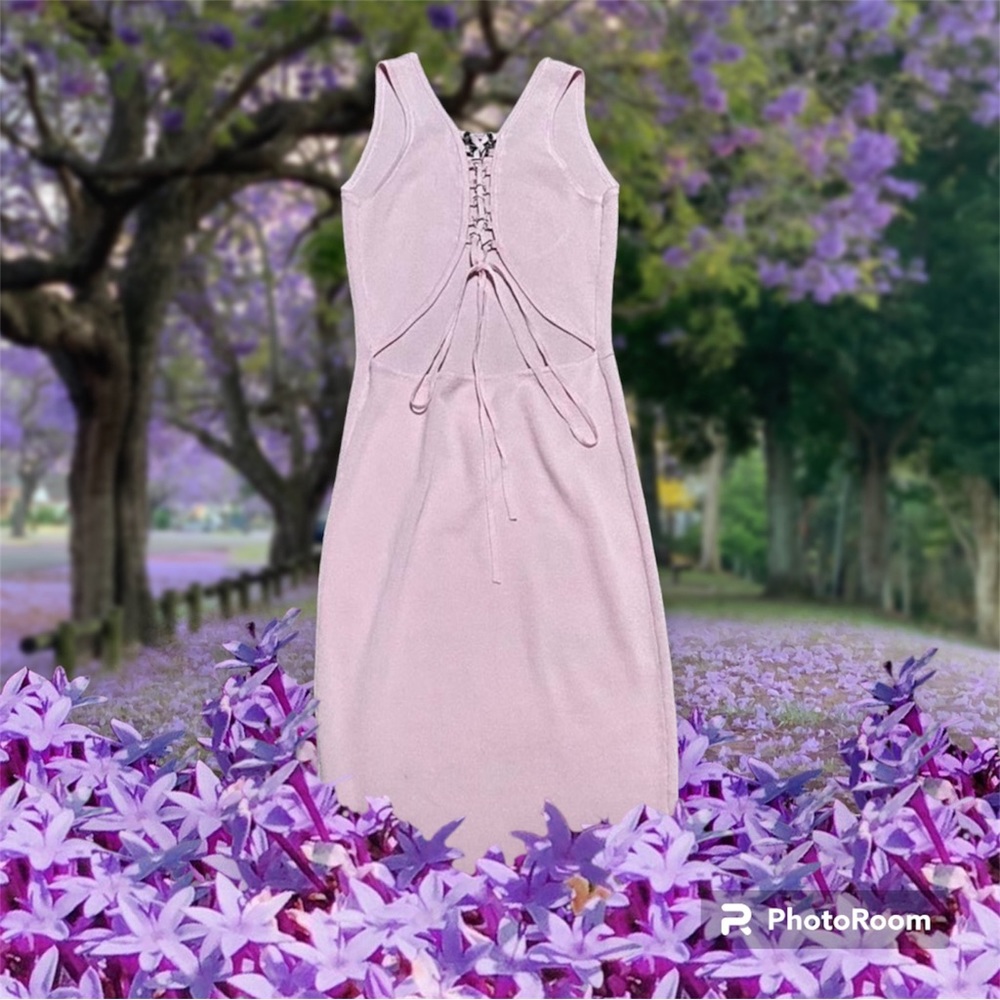 Pink Sleeveless Dress - small size